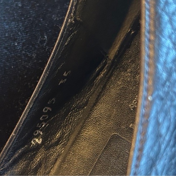 Gucci Black Leather Cellarius Silver Hardware Ballet Flats Sz 35 5 / 5.5 - Picture 13 of 15